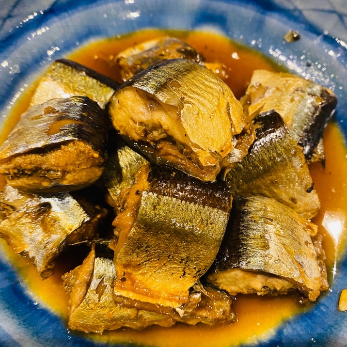 圧力鍋で　骨まで食べれるさんまの甘露煮